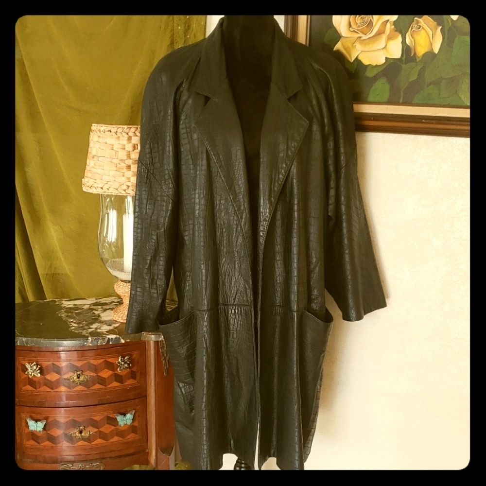 Vintage Maxima for Neiman-Marcus leather coat.